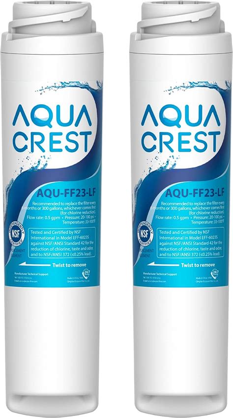 Aquacrest Fqslf Under Sink Water Filter Replacement For Ge
