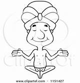 Clipart Swami Sitting Turban Man Closed Eyes Cartoon Royalty His Coloring Rf Illustrations Preview Cory Thoman Clipground Clip sketch template