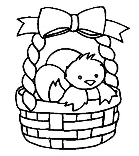top   printable easter basket coloring pages