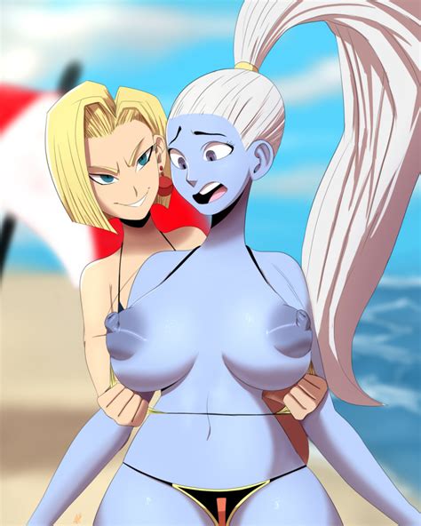 Rule 34 2girls Android 18 Angel Dragon Ball Assisted Exposure