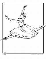 Coloring Ballet Pages Leap Dancer Ballerina Kids Printer Send Button Special Woo Print Only Use Jr Click Activities Comments Woojr sketch template