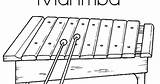 Marimba sketch template