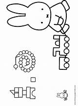 Pages Miffy Coloring Cartoon Character Color Printable Characters Kids Sheets Found sketch template