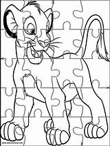 Disney Jigsaw Puzzles Printable Activities Kids Pages Coloring Cut Websincloud Choose Board sketch template