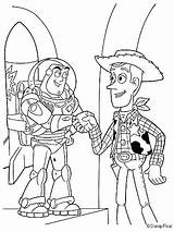 Buzz Lightyear Pages Coloring Woody Printable Disney Characters Fun Family Toy Story Colouring sketch template