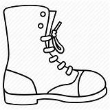 Boots Hiking Combat Drawing Boot Army Icon Coloring Shoes Template Footwear Activities Outdoor Sketch Pages Clipart Mens Iconfinder Clipartmag Vector sketch template