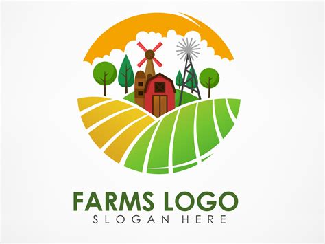 farm concept logo template  rendix alextian  dribbble