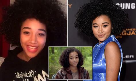 hunger games amandla stenberg comes out as bisexual in a snapchat video daily mail online