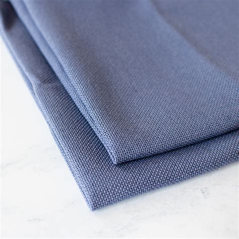 denim blue evenweave cross stitch fabric  count stitched modern
