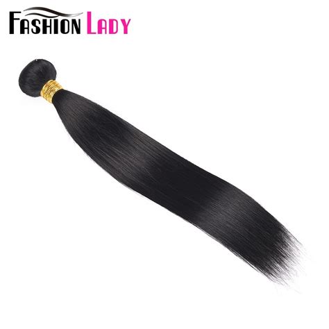 Fashion Lady Pre Colored 1 Jet Black Hair Weave Malaysian Straight