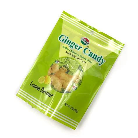 chinese manufacturer high quality  price ginger candy lemon flavor