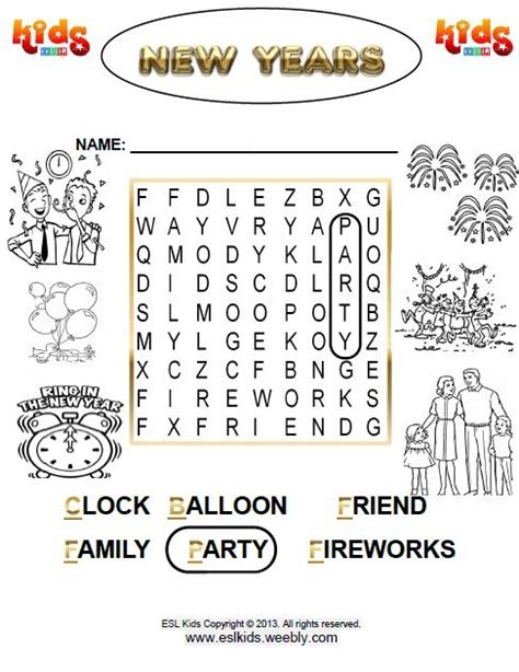 word search easy in 2022 new year words easy word search printable
