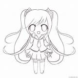 Chibi Coloring Miku Pages Anime Hatsune Girl Drawing Printable Cute Lineart Paintingvalley Color Use Getcolorings Cat Drawings Explore Popular Print sketch template