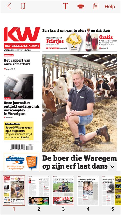 krant van west vlaanderen   app  iphone steprimocom