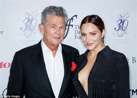 katharine mcphee sizzles in lace crop top at benefit in la daily mail online