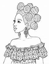 Fashions Sheets Malvorlagen Erwachsene Coloriage Ausmalen Afrikanische Meninas Modernas Negras Alisha Willis Copics Africano sketch template