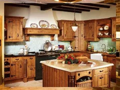 rustic country kitchen decoration idea youtube