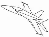 Coloring Jet Fighter Pages Popular Military Coloringhome Comments sketch template