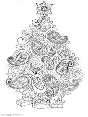 christmas coloring pages  adults coloring pages