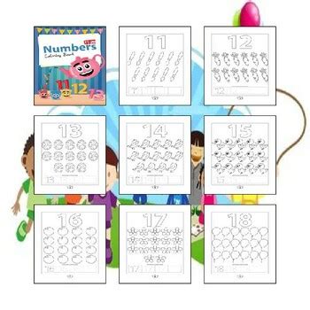 numbers   practice writing coloring   printable