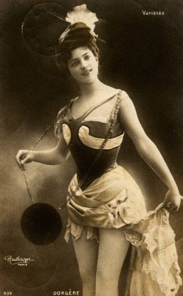 Arlette Dorgere French Edwardian Showgirl 見世物