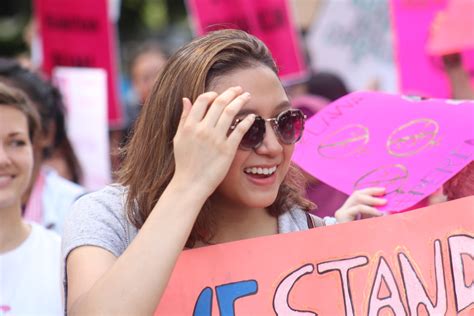 in photos creative posters sea of pink at indonesia women s march