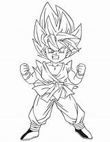 Goku Coloring Pages Dragon Ball Super Saiyan Goten Little Form Color Kids Print Printable Drawing Getcolorings Coloringhome Popular Gt Doghousemusic sketch template