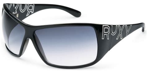 roxy lotus sunglasses shiny black grey gradient for sale at
