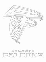 Coloring Falcons Atlanta Nfl Pages Printable sketch template