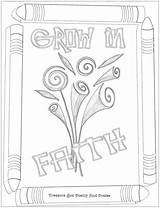 Faith sketch template