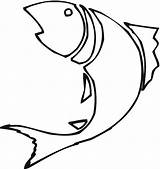 Fish Outline Clipart Clip Designs sketch template