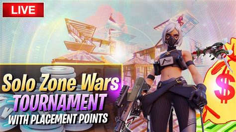 solo zone wars tournament with placement points 💸 round 1 l swe eng