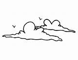 Coloring Cloud Pages Colouring Printable Cartoon Clipartbest Template Clipart Color Popular Blowing Wind sketch template