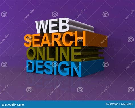 design web search stock illustration illustration  concept