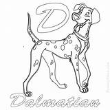 Dalmation Coloring Dog Pages Dalmatian Tech High Getcolorings Printable Getdrawings sketch template