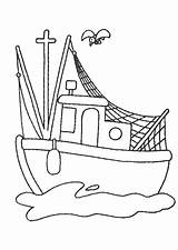 Bateau Barcos Pecheur Peche Bateaux Pêche Colorier Bretagne Hugolescargot Schepen Capitaine Voiles sketch template