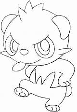 Pokemon Pancham Coloring Pages Pokémon sketch template