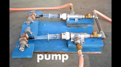powerful reciprocating water pump compressor science project youtube