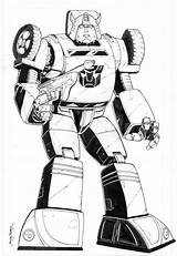 Transformers Transformer sketch template