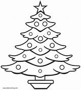 Tree Christmas Drawing Coloring Line Pages Xmas Simple Outline Sketch Kids Draw Pic Printable Stuff Clipart Trees Easy Adults Cliparts sketch template