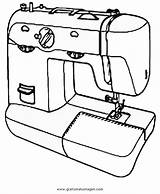 Naehmaschine Malvorlage Malvorlagen sketch template