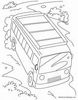 Coloring Pages Bus Moving Slope Safety Fast Color Comments Getdrawings Getcolorings 28kb sketch template