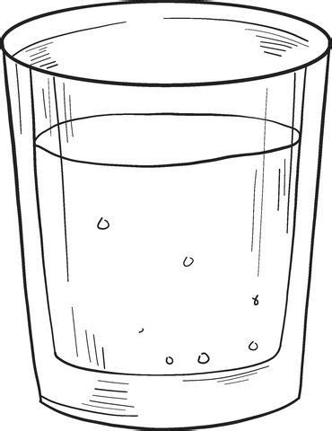 water glass coloring pages  kids coloring book  coloring pages
