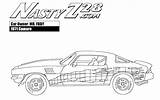 Camaro Zl1 Coloring Pages Template sketch template
