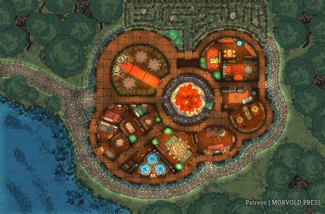 elven noble estate    battlemaps   dungeons