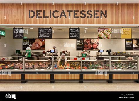 delicatessen counter   supermarket stock photo alamy