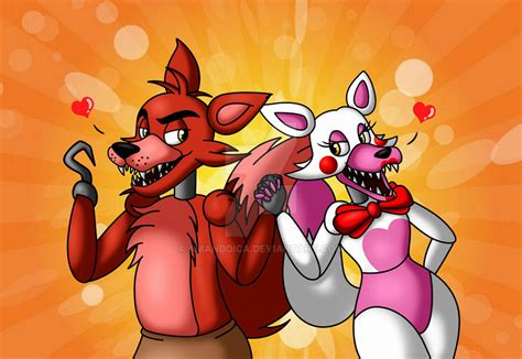 Foxy And Toy Foxy Mangle By Amanddica On Deviantart