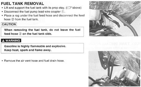fuel gas tank removal sv portal forums