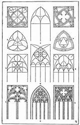 Gothic Architecture Drawing Easy Tracery Church Windows Arquitectura Dibujo Ornamentation Geometry Arte Architectural Ornament Medieval Draw Gotik Arch Fenster Google sketch template
