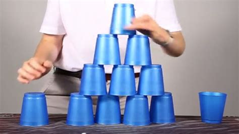 cup stacking know your meme